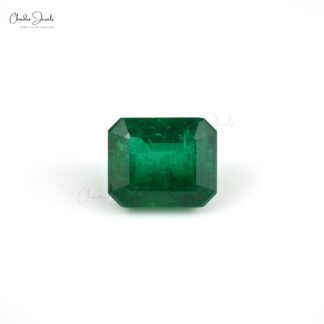 10 Carat Vivid Green Emerald Natural Precious Gemstone Manufacturer From India