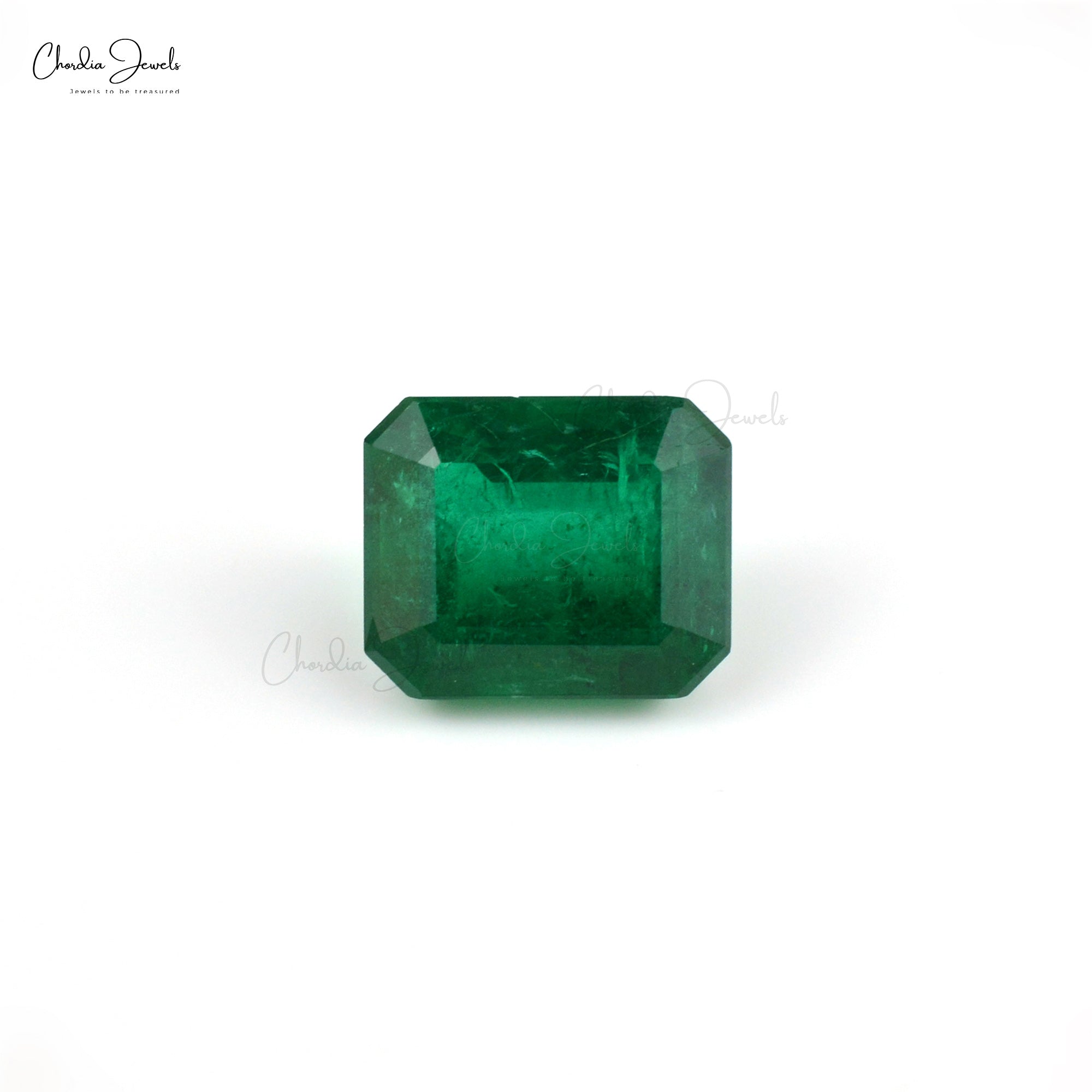 10 Carat Vivid Green Emerald Natural Precious Gemstone Manufacturer From India