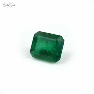 10 Carat Vivid Green Emerald Natural Precious Gemstone Manufacturer From India