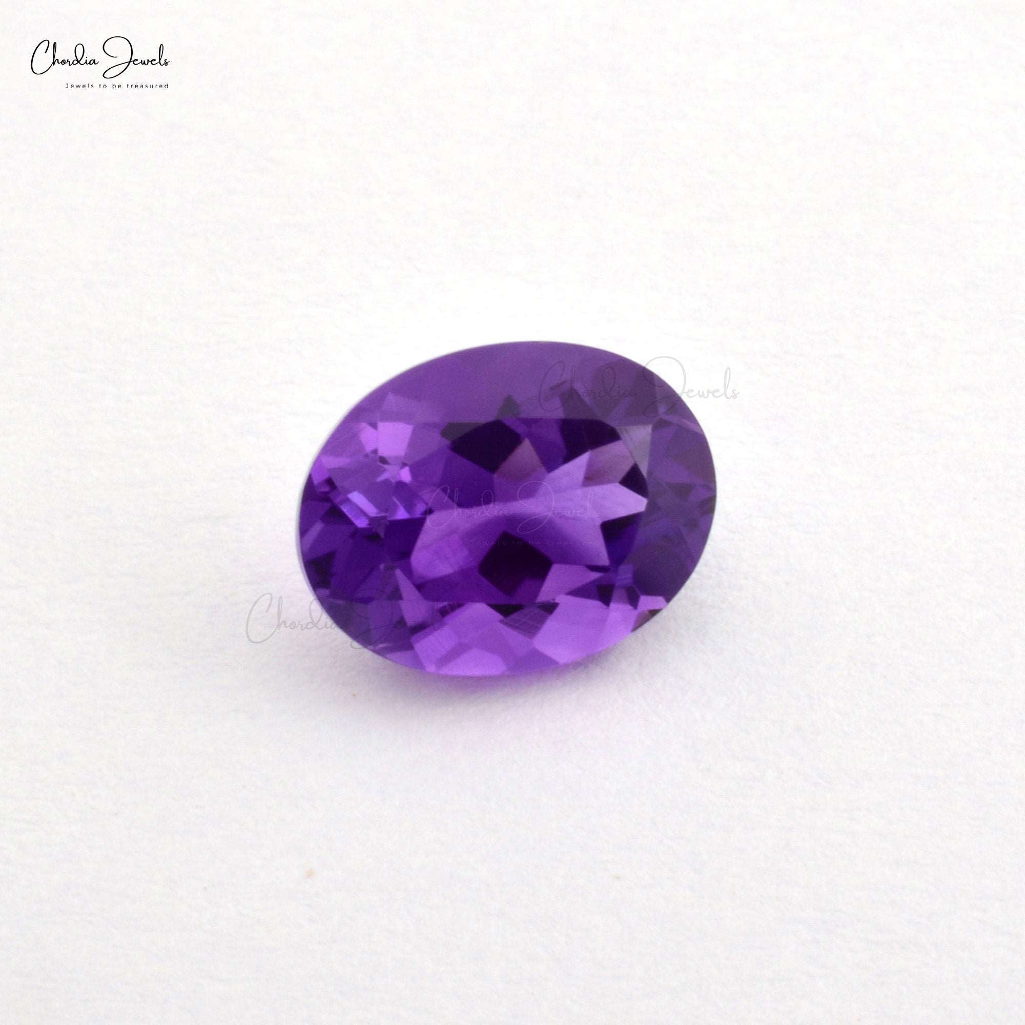 100% Natural AAA Quality 7×5 MM African Amethyst Oval Cut Loose Gemstone , 1 Piece