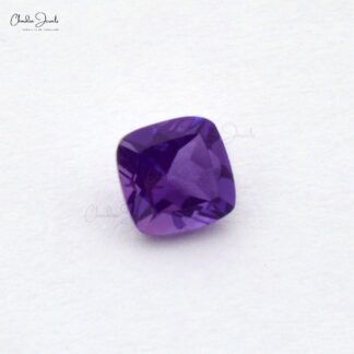 100% Natural Top Grade Amethyst 3MM Cushion Cut for Sale, 1 Piece