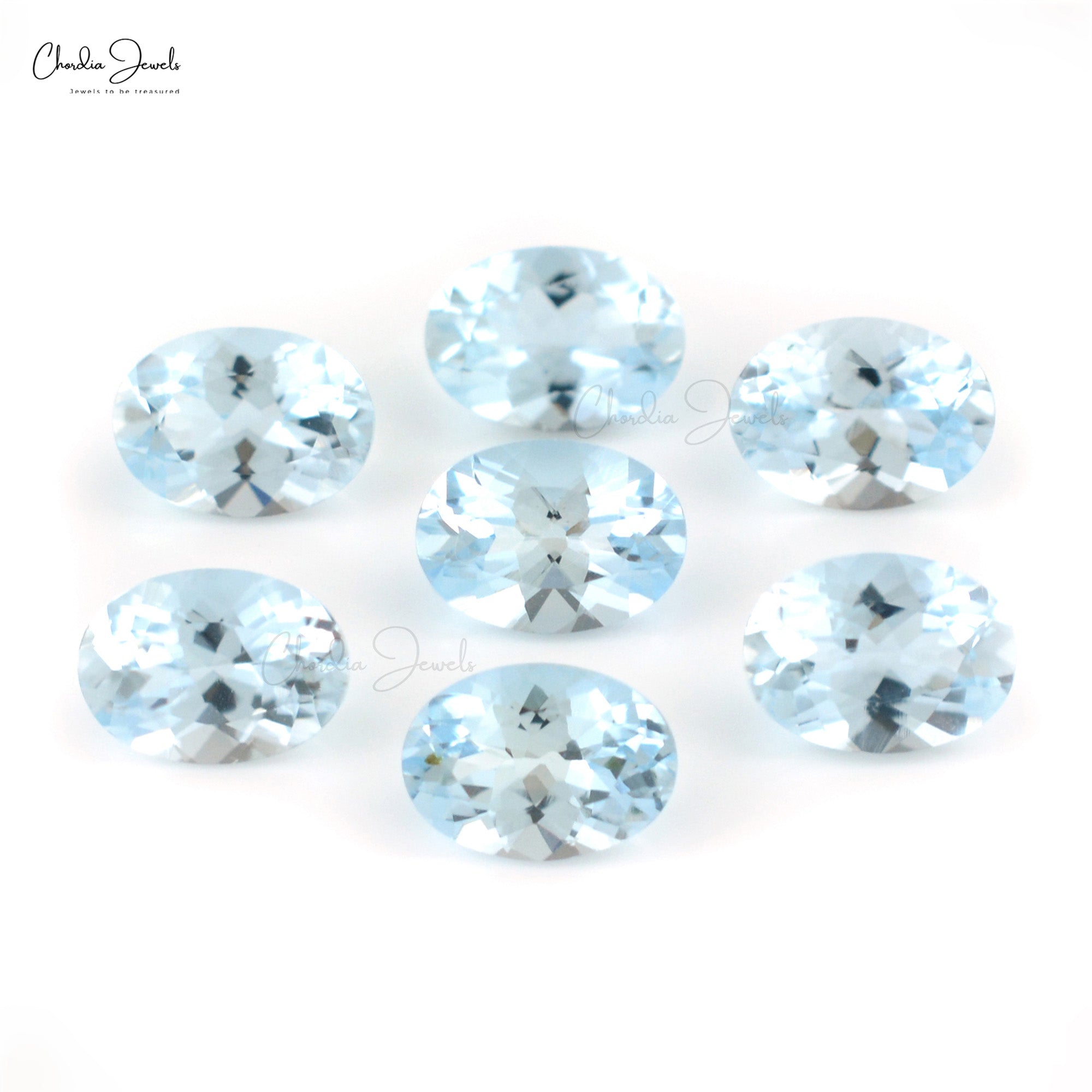 100% Natural Aquamarine 6×4 Oval Cut Loose Gemstone From Brazil, 1 Piece