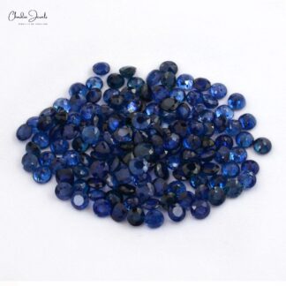 100% Natural Top Quality Blue Sapphire 3.50 mm Round Cut, 1 Piece