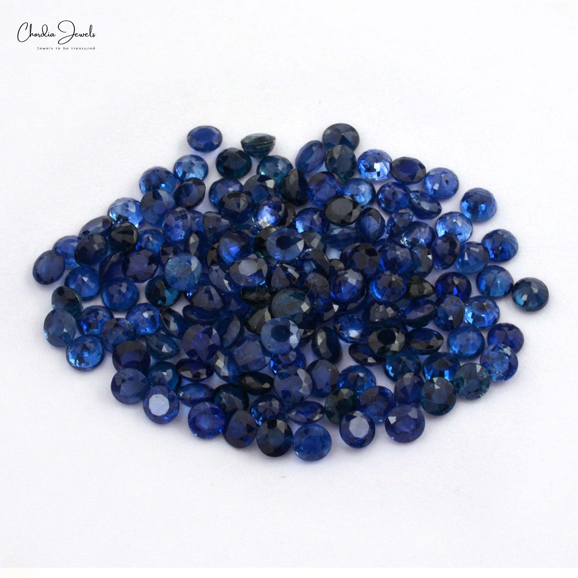 100% Natural Top Quality Blue Sapphire 3.50 mm Round Cut, 1 Piece