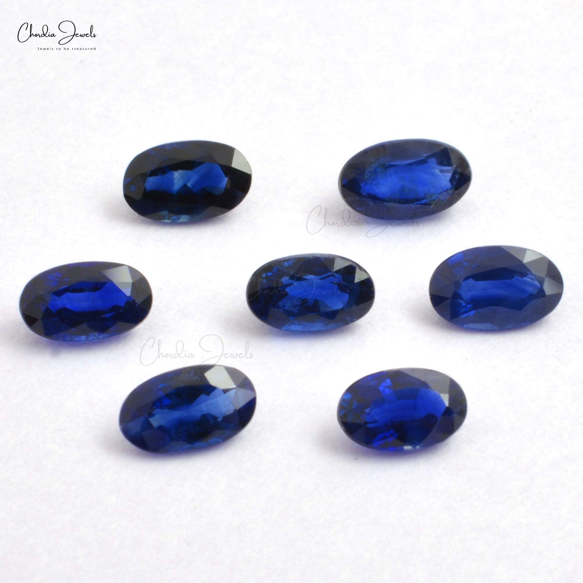 100% Natural Blue Sapphire 5x3mm Oval Cut Precious Gemstone For Jewelry Setting, 1 piece