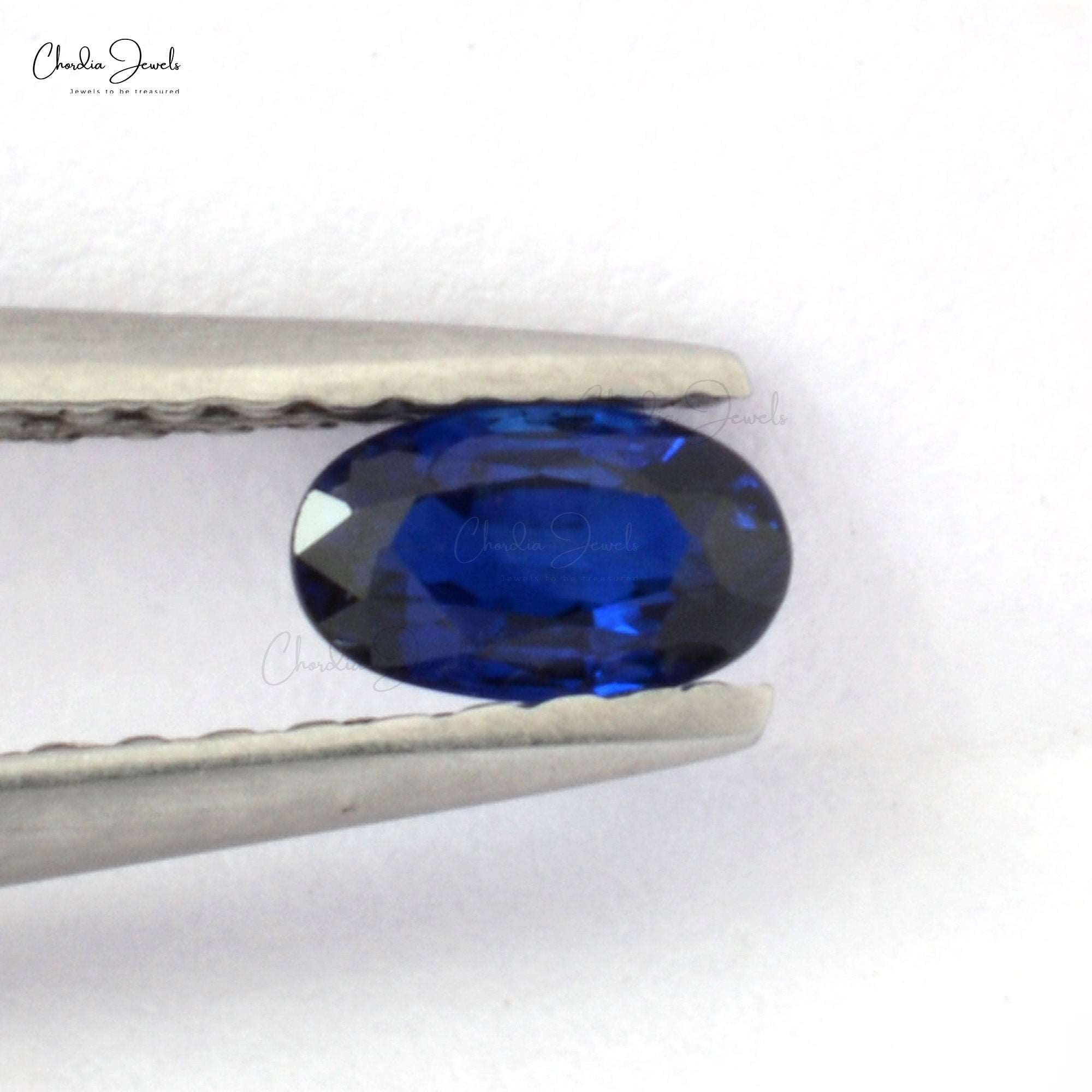 1/2 Carat Oval Cut High Quality Blue Sapphire Oval Cut Offer Price, 1 Piece