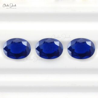 1 Carat Royal Blue Sapphire Oval For Engagement Ring, 1 Piece