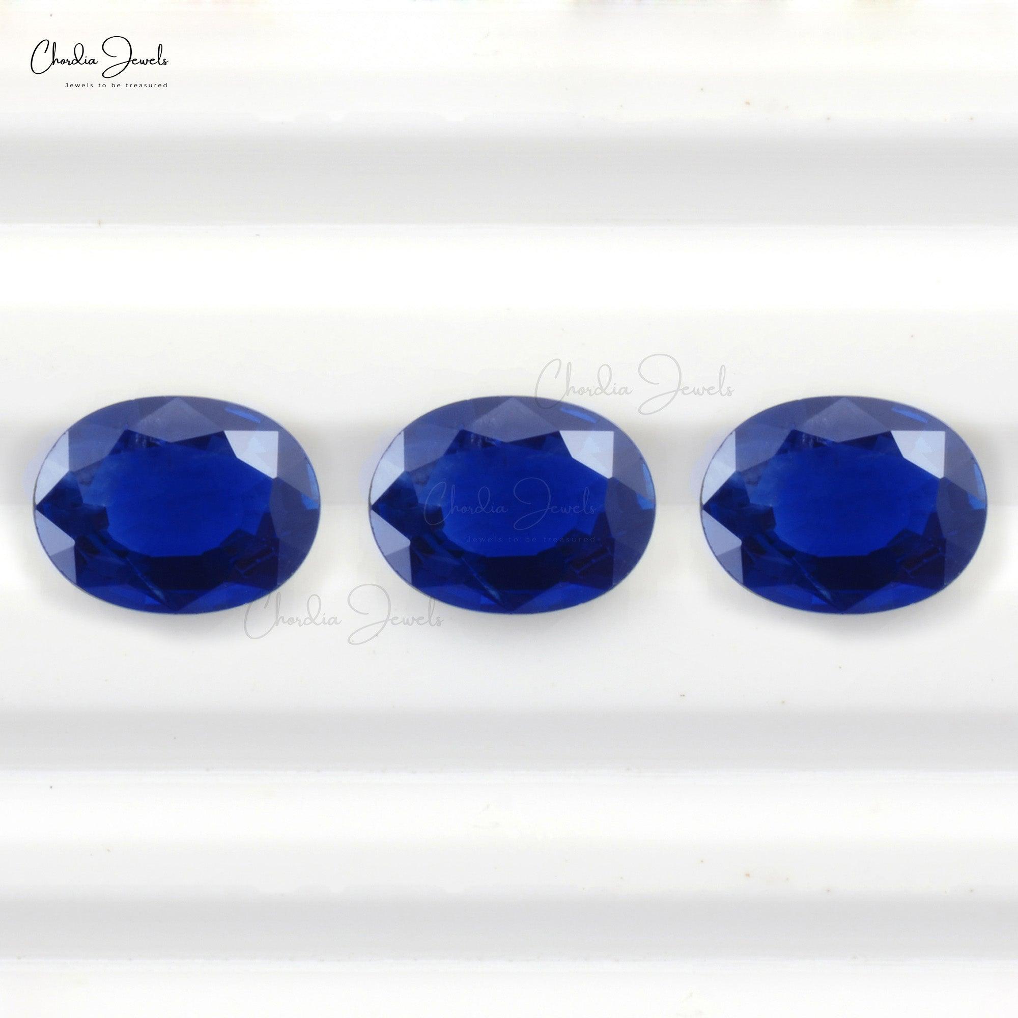 1 Carat Royal Blue Sapphire Oval For Engagement Ring, 1 Piece