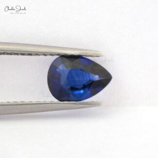 1.50 carat Size Blue Sapphire Loose Gemstone for Pendant, 1 Piece