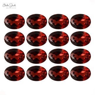 100% Natural AAA Quality 5x3mm Oval Cut Loose Garnet in Wholesale Price, 1 Piece