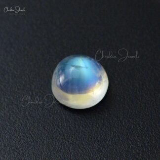 1 Carat Natural Moonstone Smooth Round Cabochon Semi Precious Gemstone At Offer Price, 1 Piece