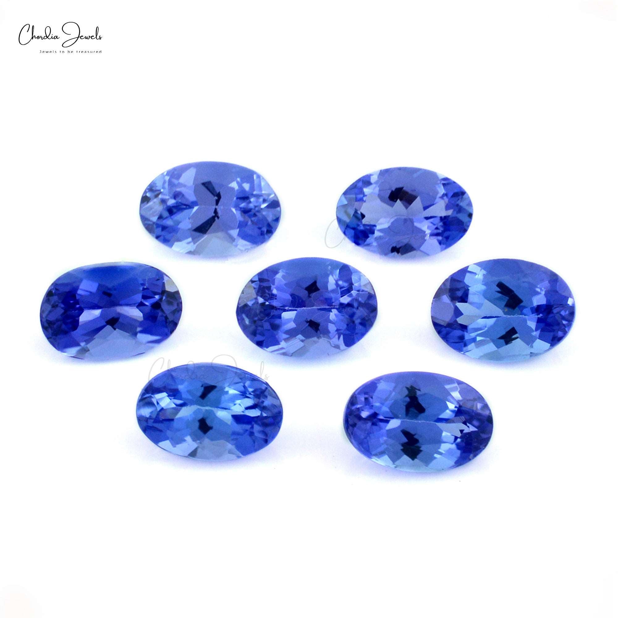 100% Natural AAA Grade Tanzanite 5X4MM Oval Cut Gemstone for Jewelry, 1 Piece