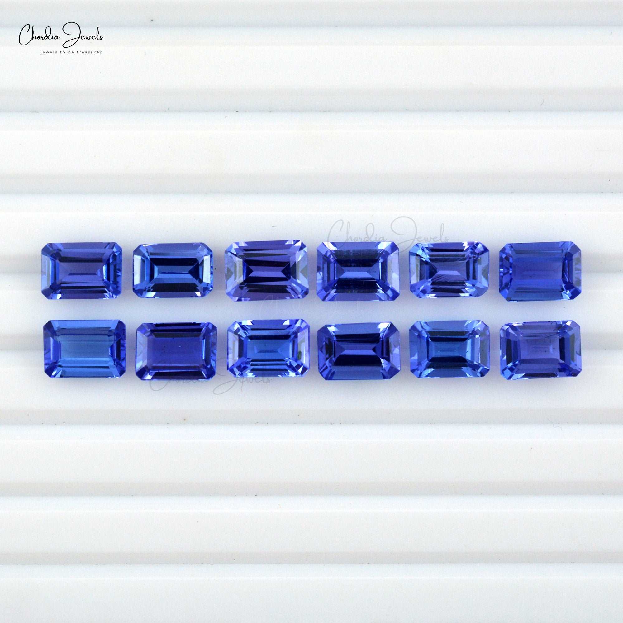 100% Natural AAA Tanzanite 6X4MM Octagon Faceted Cut Loose Gemstone for Sale, 1 Piece