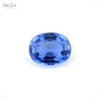 1.35 carat Super Fine Quality Blue Sapphire Oval Cut Gemstone for Making Necklaces, 1 Piece