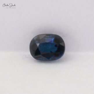 Natural blue sapphire gemstone