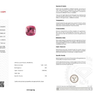 5.55 Ct Natural Tourmaline Cushion Cut Loose Gemstone for Earrings, 1 Piece