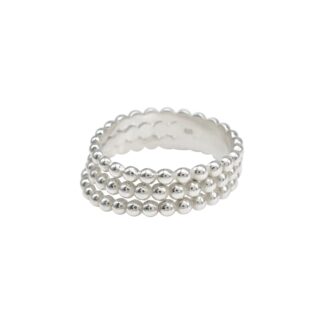 High Polish 925 Sterling Silver Stackable Engagement Band Rings For Her