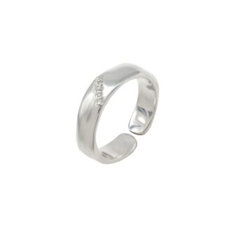 Dainty Round Cut 0.05 Ct White Zircon Pave Set In 925 Sterling Silver Stack Ring