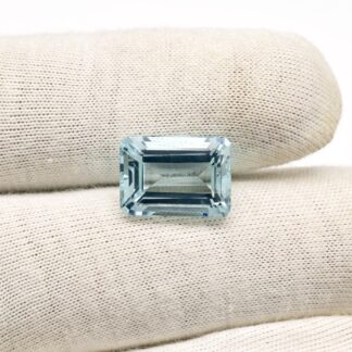 Aquamarine Octagon Cut Gemstone