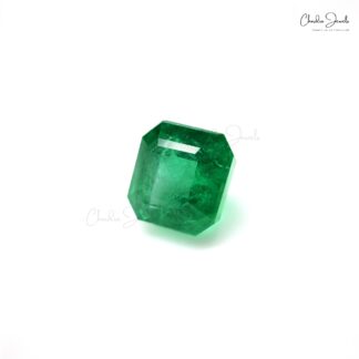 10.70×10.50×8 mm Precious Emerald Square Octagon Cut Gemstone, 6.57 Ct