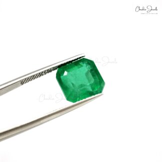 10.70×10.50×8 mm Precious Emerald Square Octagon Cut Gemstone, 6.57 Ct