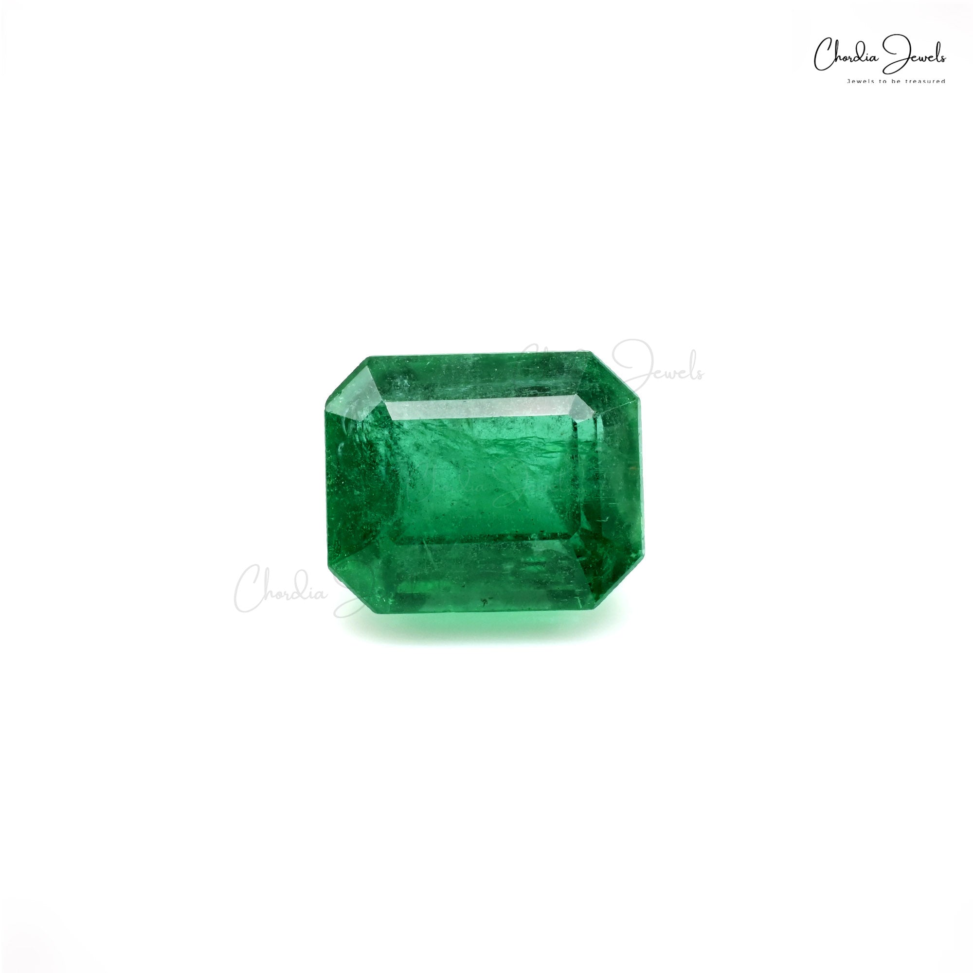 High-Quality Emerald Octagon Cut Gemstone for Jewelry ? Chordia Jewels