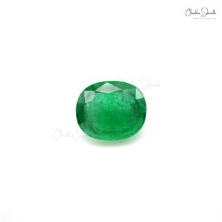 Emerald Cushion Cut 7 Carat Precious Natural Loose Gemstone, 1 Piece