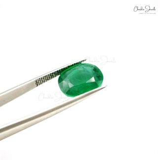 Emerald Cushion Cut 7 Carat Precious Natural Loose Gemstone, 1 Piece