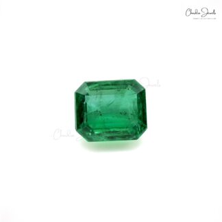 3.27 Carats 100% Natural Emerald Octagon Cut High-Quality Loose Gemstone 9.79x8.28x5.03 mm, 1 Piece