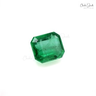 3.27 Carats 100% Natural Emerald Octagon Cut High-Quality Loose Gemstone 9.79×8.28×5.03 mm, 1 Piece
