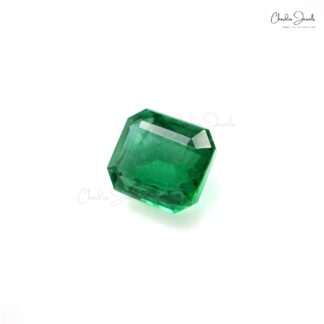 3.27 Carats 100% Natural Emerald Octagon Cut High-Quality Loose Gemstone 9.79×8.28×5.03 mm, 1 Piece