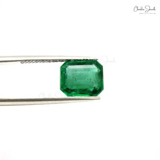 3.27 Carats 100% Natural Emerald Octagon Cut High-Quality Loose Gemstone 9.79×8.28×5.03 mm, 1 Piece