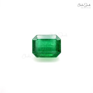 4.66 Carat Natural AAA Quality Emerald Octagon Excellent Cut Loose Gemstone for Jewelry, 1 Piece