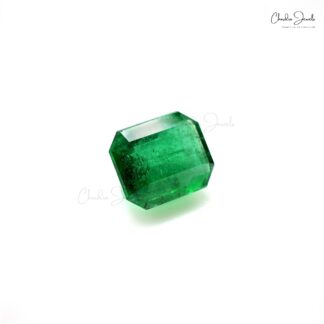 4.66 Carat Natural AAA Quality Emerald Octagon Excellent Cut Loose Gemstone for Jewelry, 1 Piece