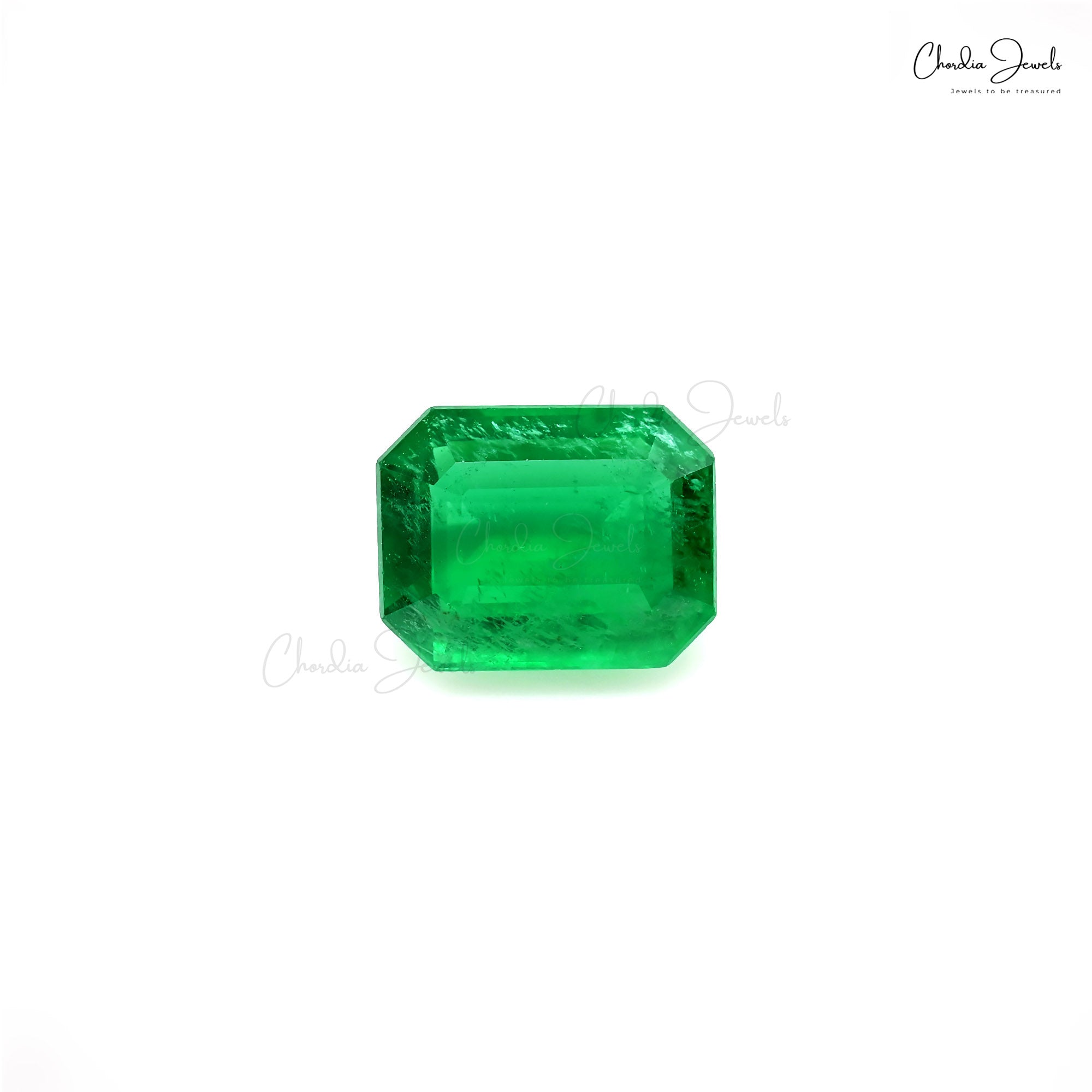 Genuine AAA Quality Emerald Octagon Cut 5.09 Carats Precious Gemstone, 1 Piece