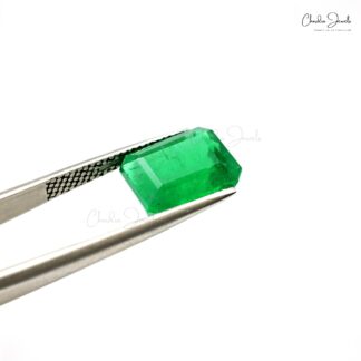Top Quality Natural Emerald 5.97 Carat Octagon Excellent Cut Loose Gemstone, 1 Piece