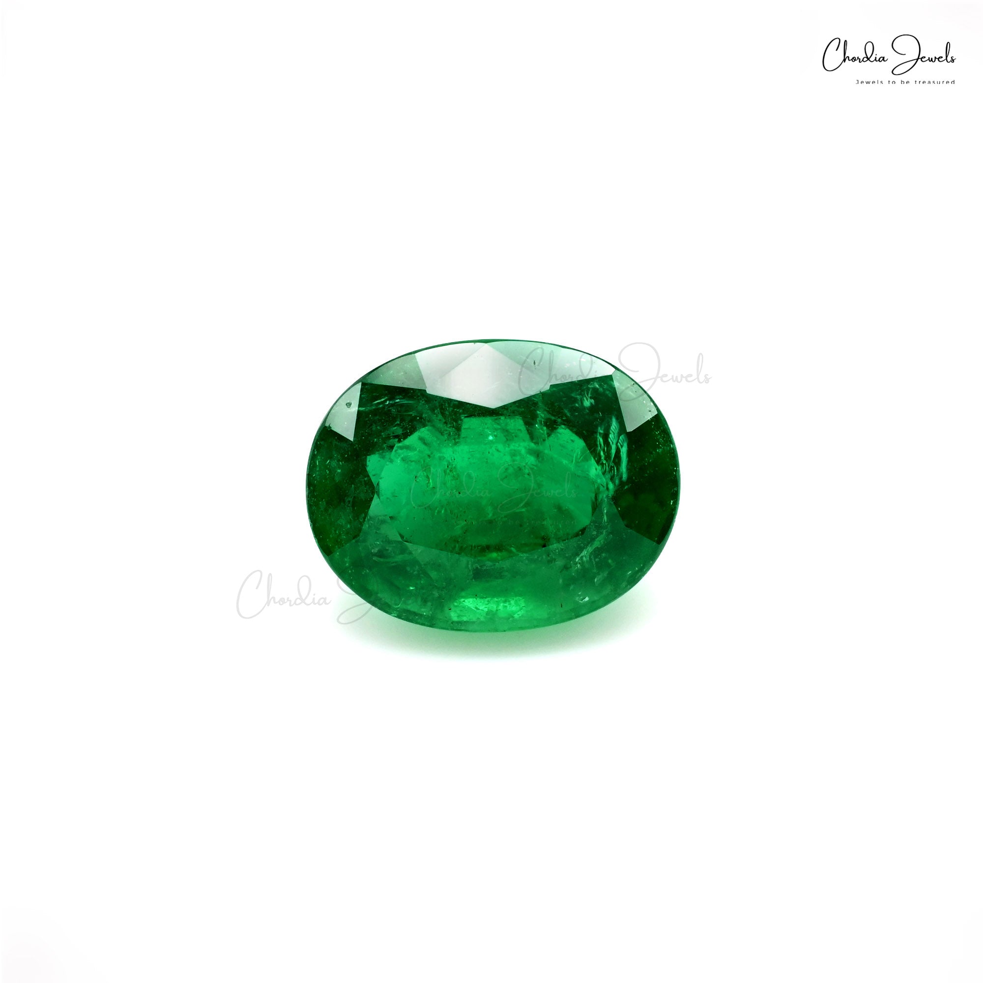 Top Quality 6.33 Carat Oval Cut Zambian Emerald Gemstone at Wholesale Price, 1 Piece