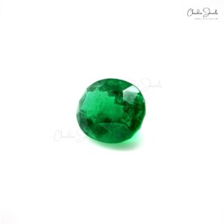 Top Quality 6.33 Carat Oval Cut Zambian Emerald Gemstone at Wholesale Price, 1 Piece