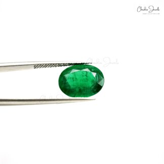 Top Quality 6.33 Carat Oval Cut Zambian Emerald Gemstone at Wholesale Price, 1 Piece