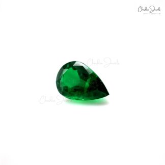 2.02 Carat Zambian Emerald Pear Cut Loose Gemstone for Sale, 1 Piece