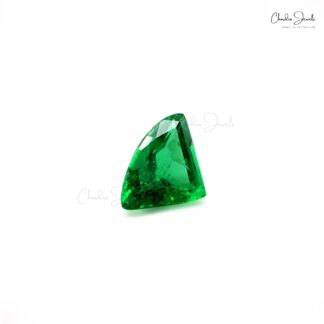 1.59 Carat Super Flawless Zambian Emerald Fancy Cut Loose Gemstone for Sale, 1 Piece