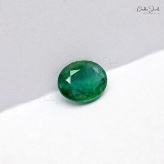 100% Natural High Quality 2.83 Ct Emerald Oval Cut Gemstone, 1 Piece
