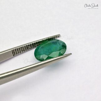 100% Natural High Quality 2.83 Ct Emerald Oval Cut Gemstone, 1 Piece