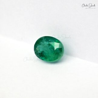 Wholesale Lot of Natural Emerald Oval Cut Gemstone 4.56 Ct, 1 Piece
