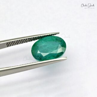 Wholesale Lot of Natural Emerald Oval Cut Gemstone 4.56 Ct, 1 Piece
