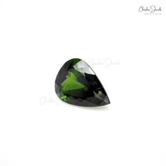 9.84 Carat 100% Natural Green Tourmaline Pear Cut Precious Loose Gemstone, 1 Piece