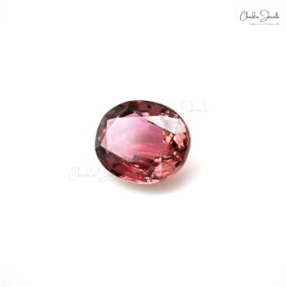19×8 MM Natural Oval Cut Pink Tourmaline Gemstone for Necklace, 1 Piece