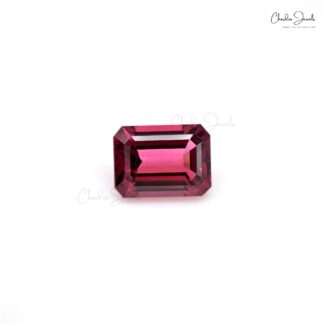 October Birthstone 4.37 Ct Rubellite Tourmaline Octagon Cut AAA Quality Loose Gemstone, 1 Piece