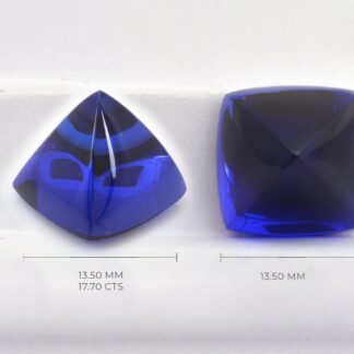 High Quality 17.69 Ct Blue Tanzanite Sugarloaf Loose Gemstone for Jewelry, 1 Piece