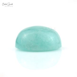 Natural Amazonite Round Cabochon 8mm Loose Gemstone Pair For Earrings, 2 Piece